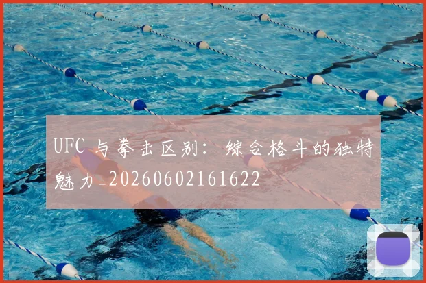 UFC 与拳击区别:综合格斗的独特魅力_20260602161622